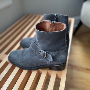 Frye Hannah Engineer Grey Suede boot